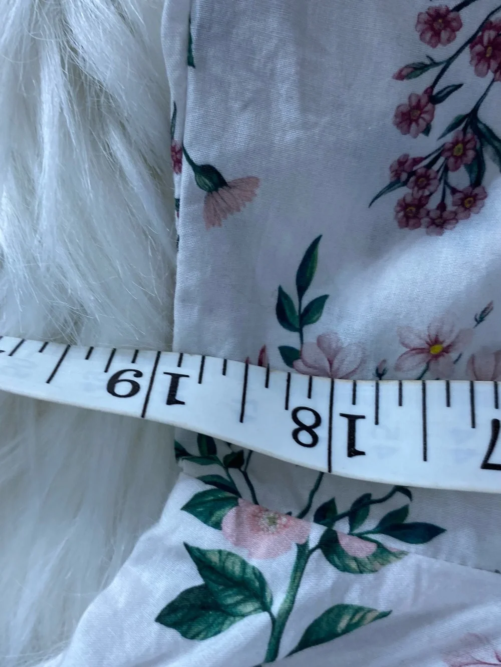 J. Crew Cream Floral Puff-Sleeve Belted Midi Dress